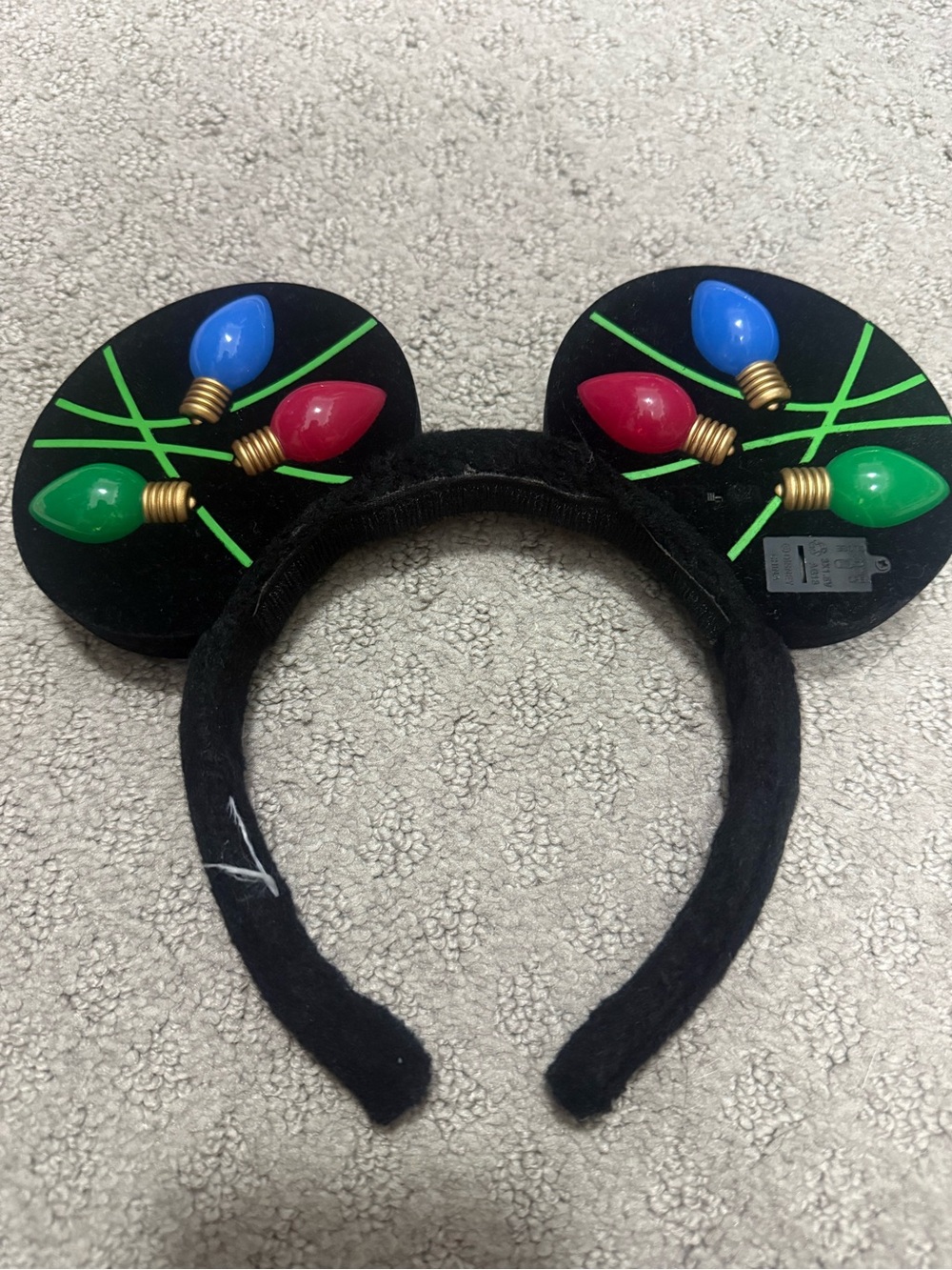 Christmas Light Up Mickey Ears from Disneyland